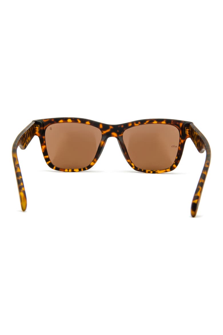 The Wave 50mm Square Sunglasses, Alternate, color, MATTE TORTOISE / BROWN