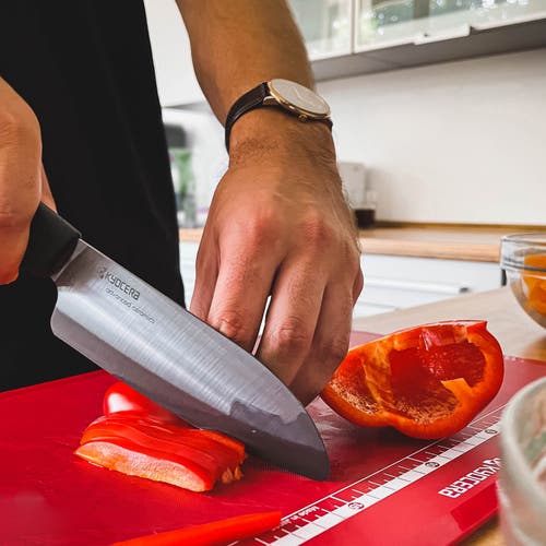 Kyocera Innovationblack 4-piece Ceramic Knife Set, 4.5-inch Utility, 5-inch Slicing, 5.5-inch Santok In Black