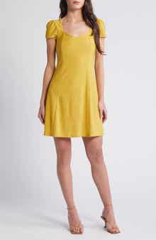 SOMETHING NEW Anne Eyelet Minidress