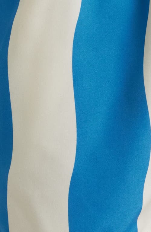 Oas Waver Stripe Relaxed Fit Swim Trunks In Waver