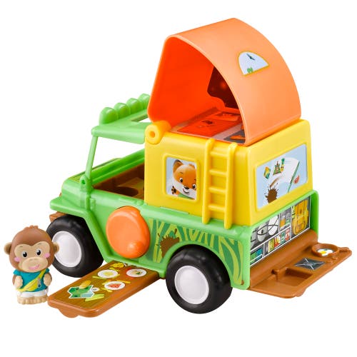 Timber Tots Safari Jeep 4X4 Vehicle, Monkey Figure in Multicolored  product
