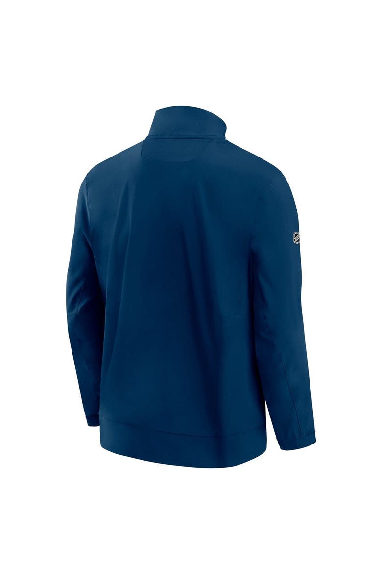 Men's Fanatics Branded Deep Sea Blue Seattle Kraken Authentic Pro Rink Coaches Full-Zip Jacket, Alternate, color, Navy
