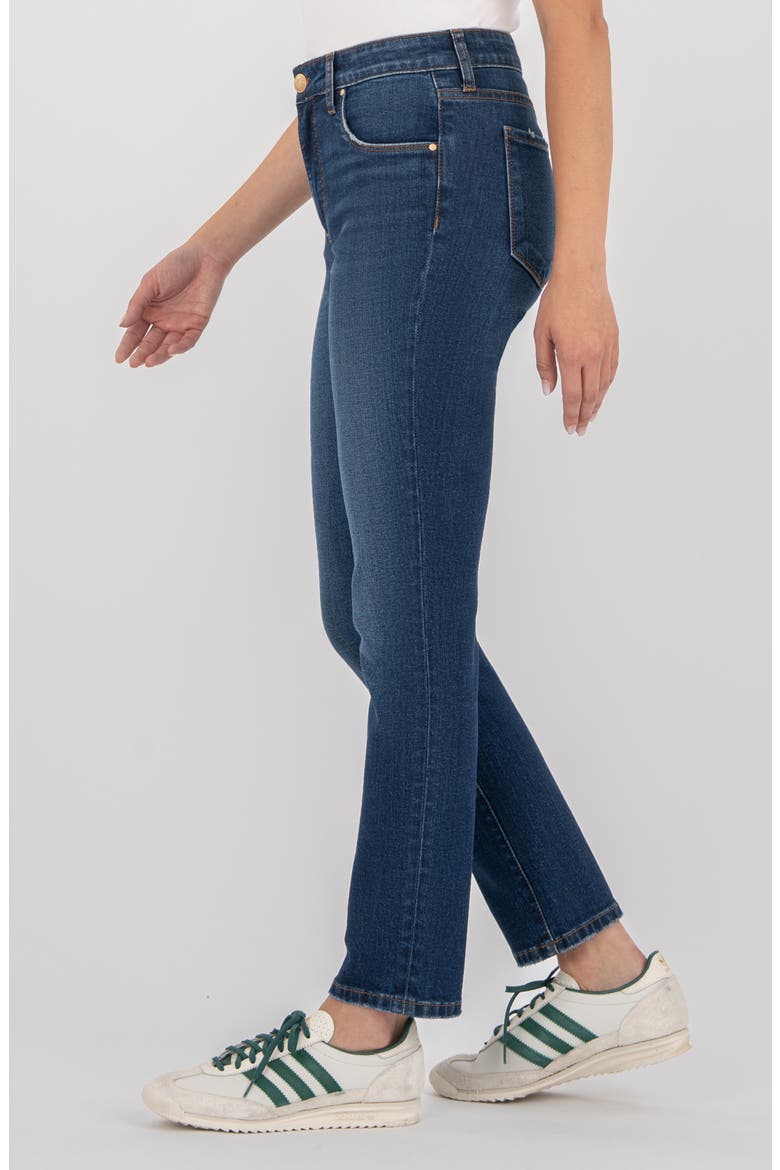 Reese High Rise Ankle Slim Straight Leg Jeans, Alternate, color, ATTAIN