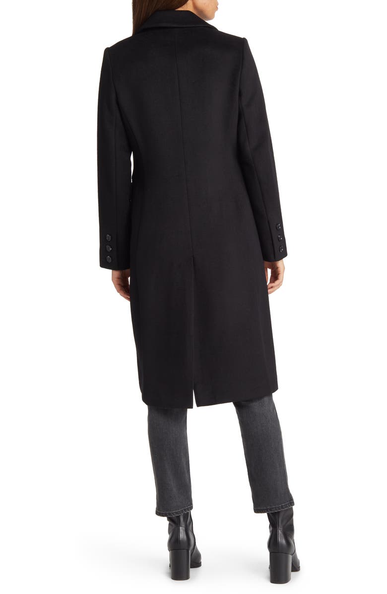 Sam Edelman Double Breasted Wool Blend Coat, Alternate, color,