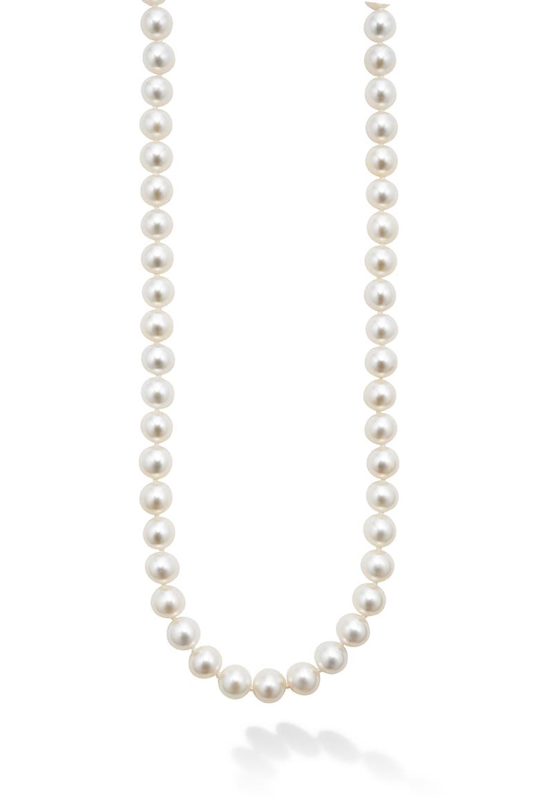 Luna Freshwater Pearl Necklace, Alternate, color, SILVER