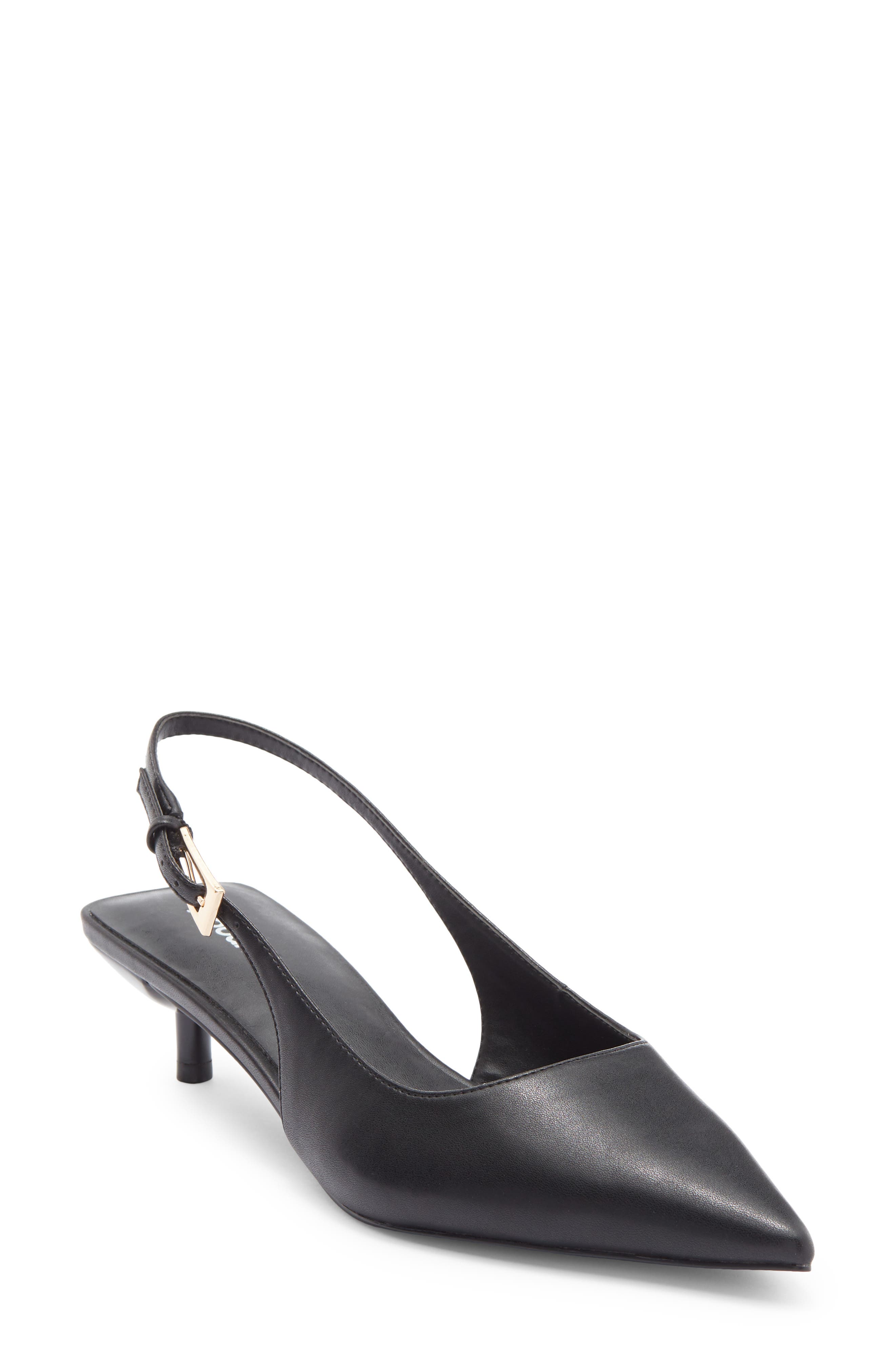 Lidia Slingback Kitten Heel Pump