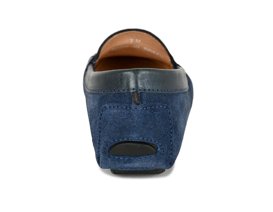 PIPER Leather Driving Loafer, Alternate, color, Navy