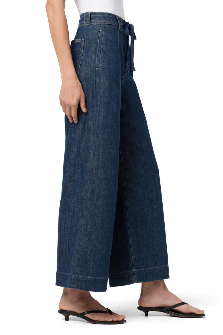 Tie Waist Wide Leg Jeans, Alternate, color, INDIGO RINSE
