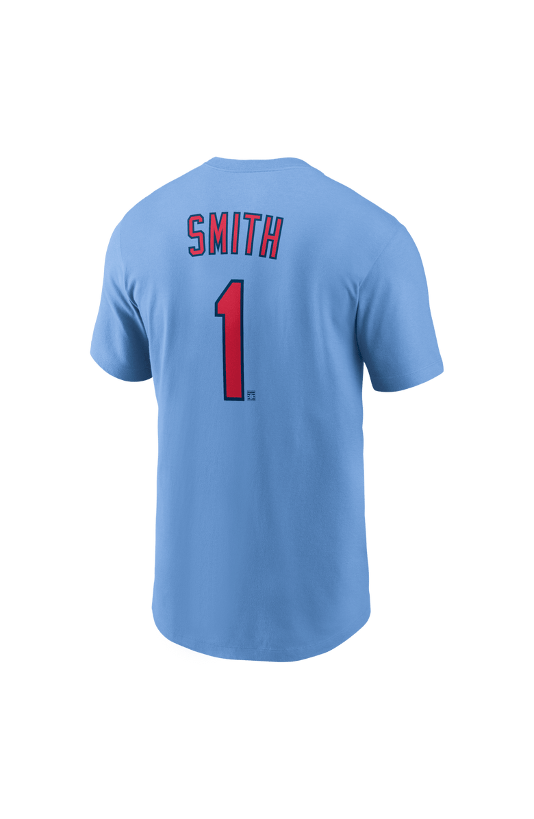 Nike Men's Nike Ozzie Smith Light Blue St. Louis Cardinals Cooperstown Collection Name & Number T-Shirt, Alternate, color, Light Blue