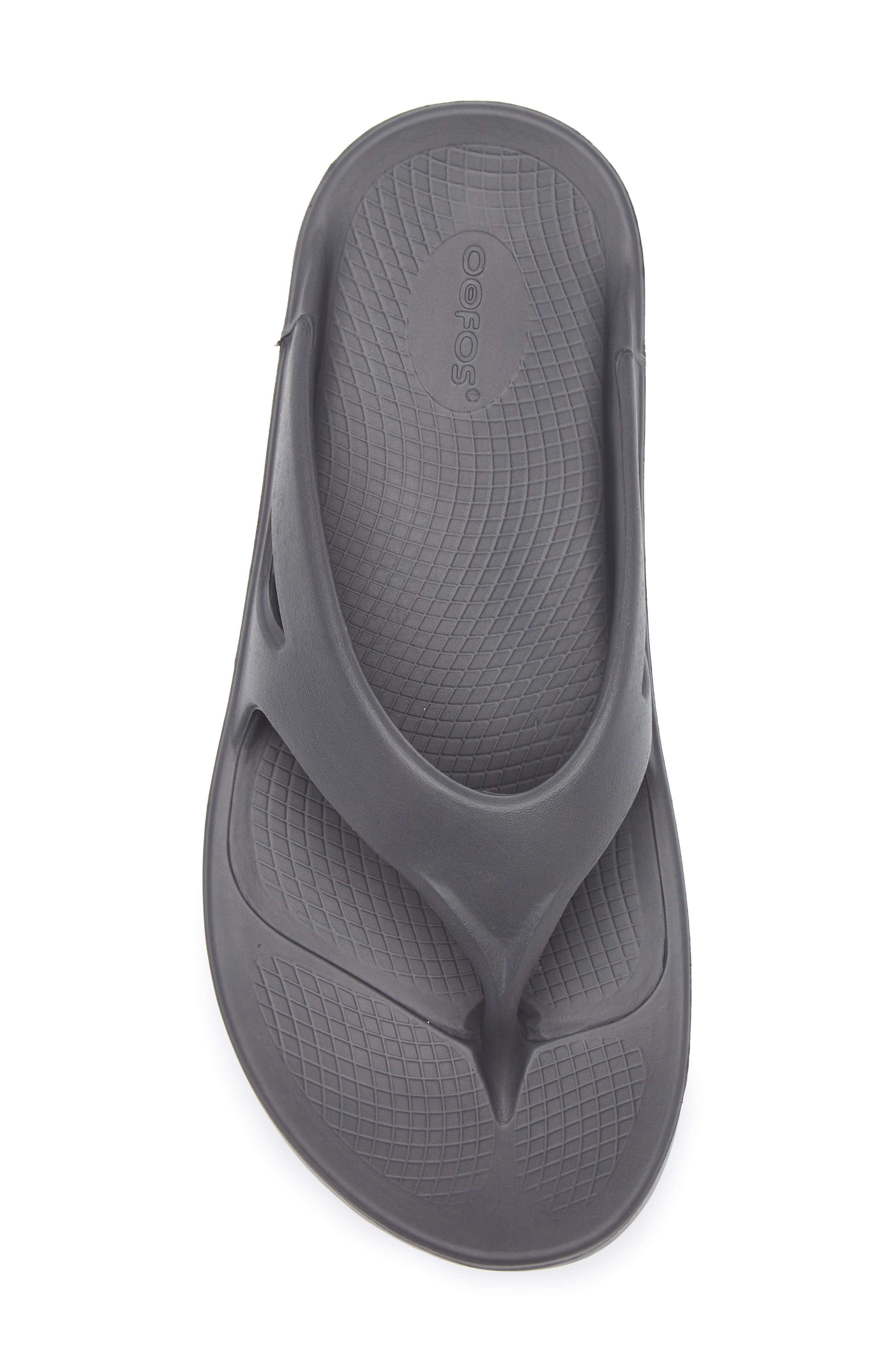 Oofos OOriginal Flip Flop, Alternate, color, Slate