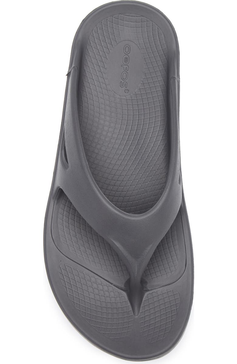 Oofos OOriginal Flip Flop, Alternate, color, Slate