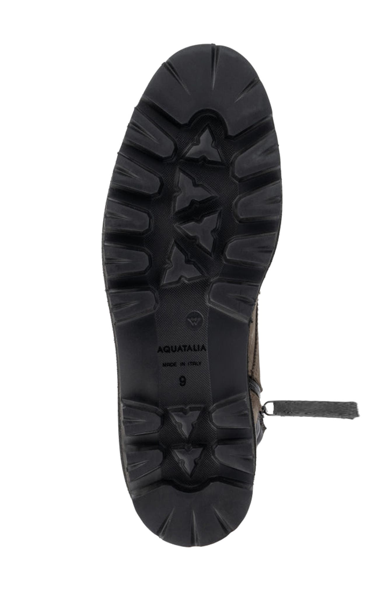 Aquatalia Fortino Water Repellent Boot, Alternate, color, Grey Brown