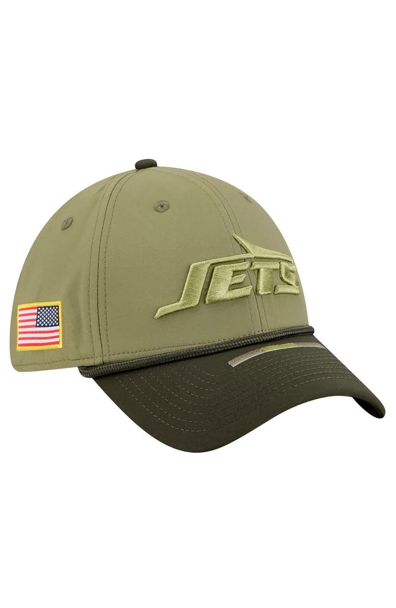 New Era Men's New Era  Green New York Jets 2025 Salute to Service 39THIRTY Flex Hat, Main, color, Green