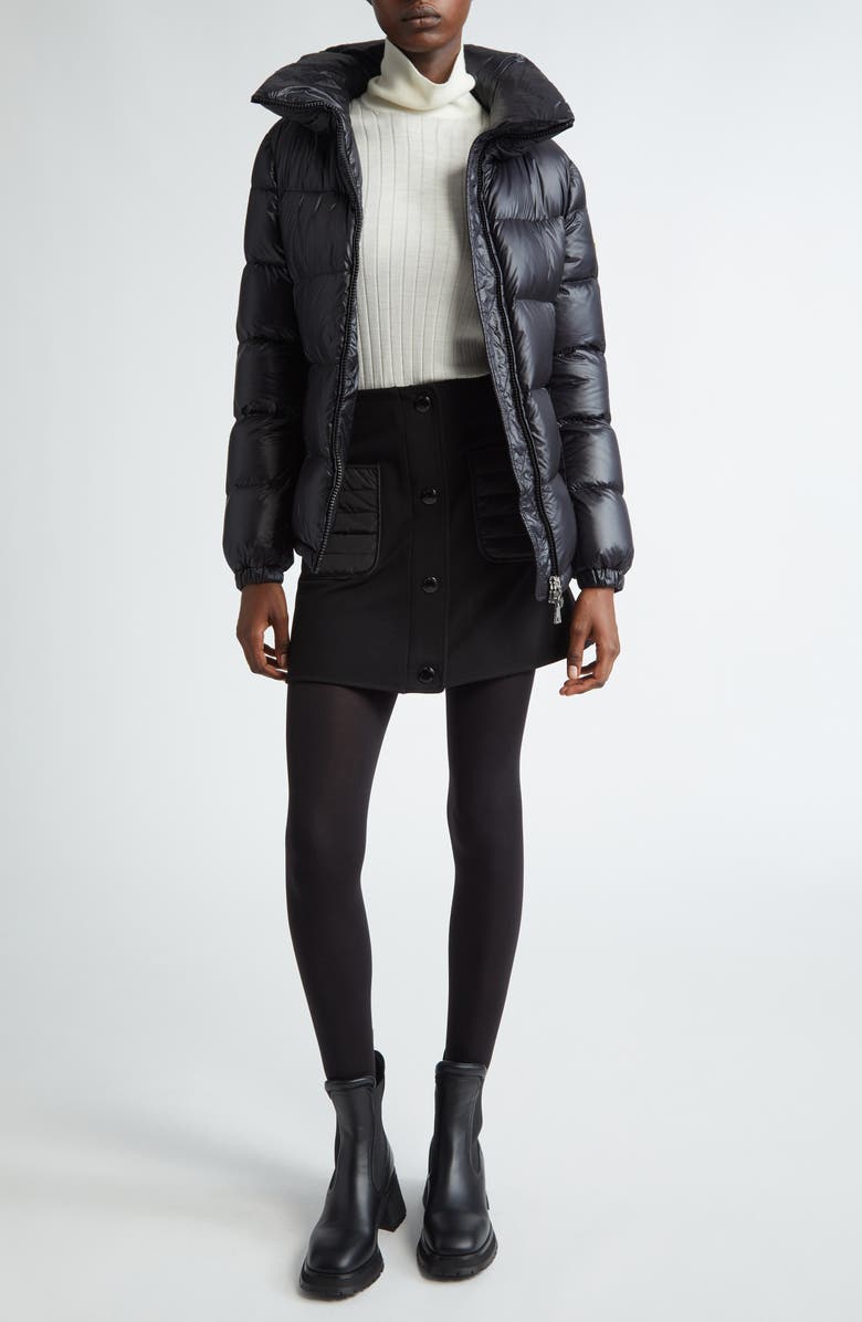 Moncler Douro Down Puffer Jacket, Alternate, color, Black