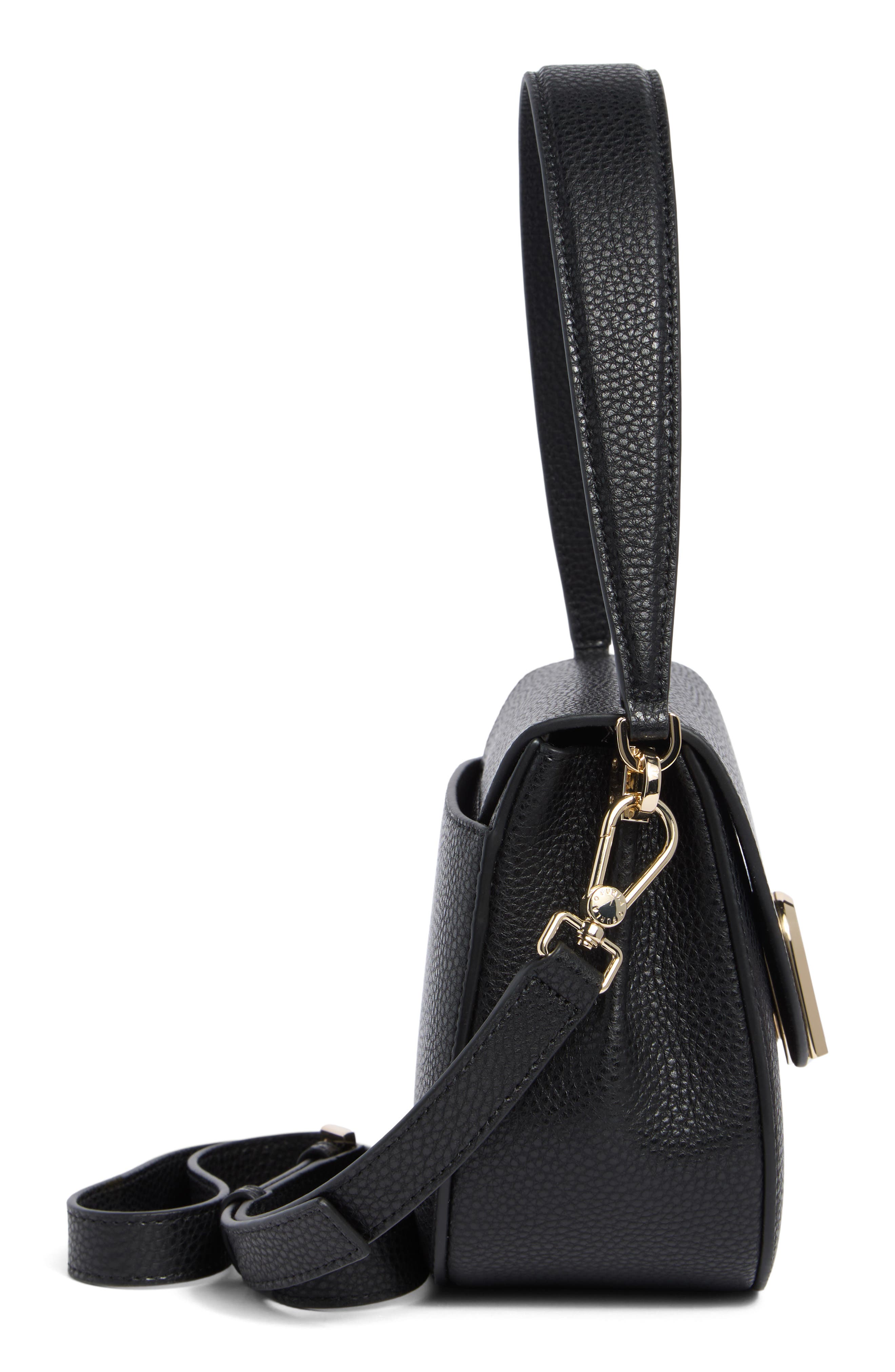 Furla Gardenia Mini Crossbody Bag, Alternate, color, Nero
