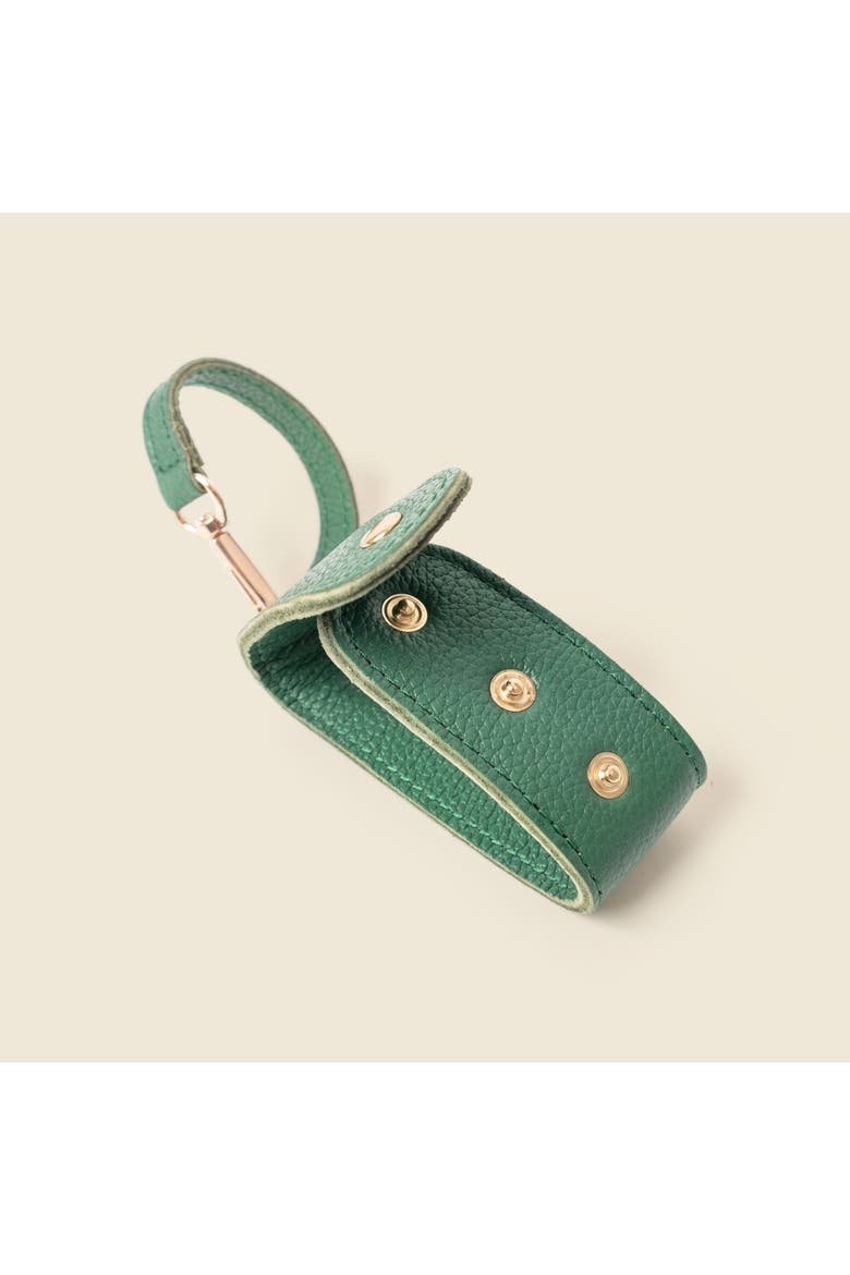 Leather Scarf Holder, Alternate, color, Green