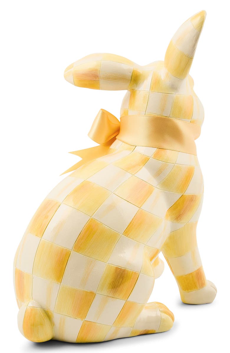 MACKENZIE CHILDS Sunshine Check Buseter Bunner, Alternate, color, Yellow