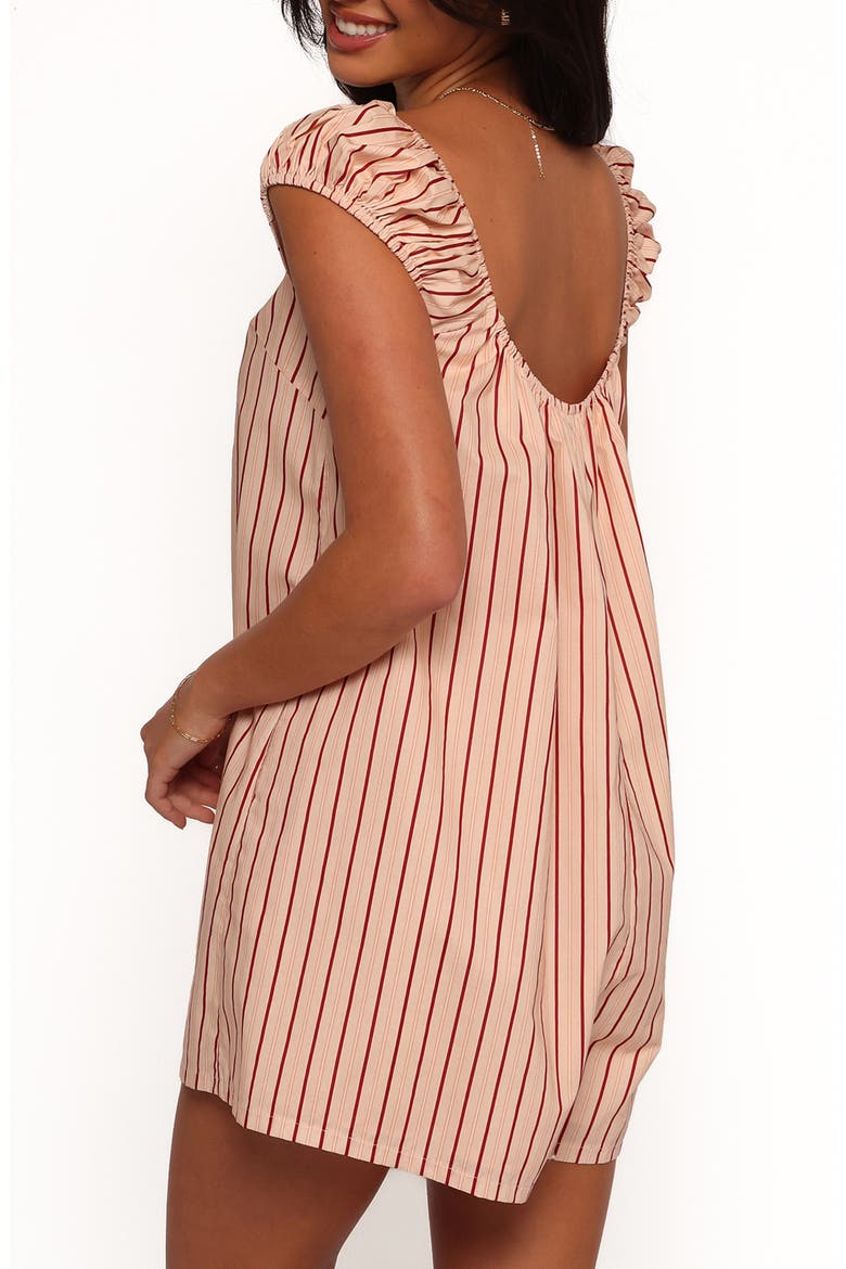 Scobbie Stripe Romper, Alternate, color, PINK STRIPE