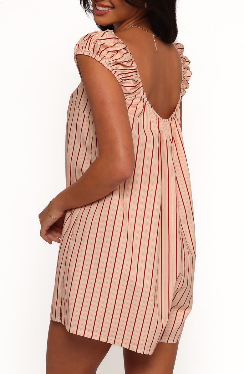 Petal & Pup Scobbie Stripe Romper, Alternate, color, Pink Stripe