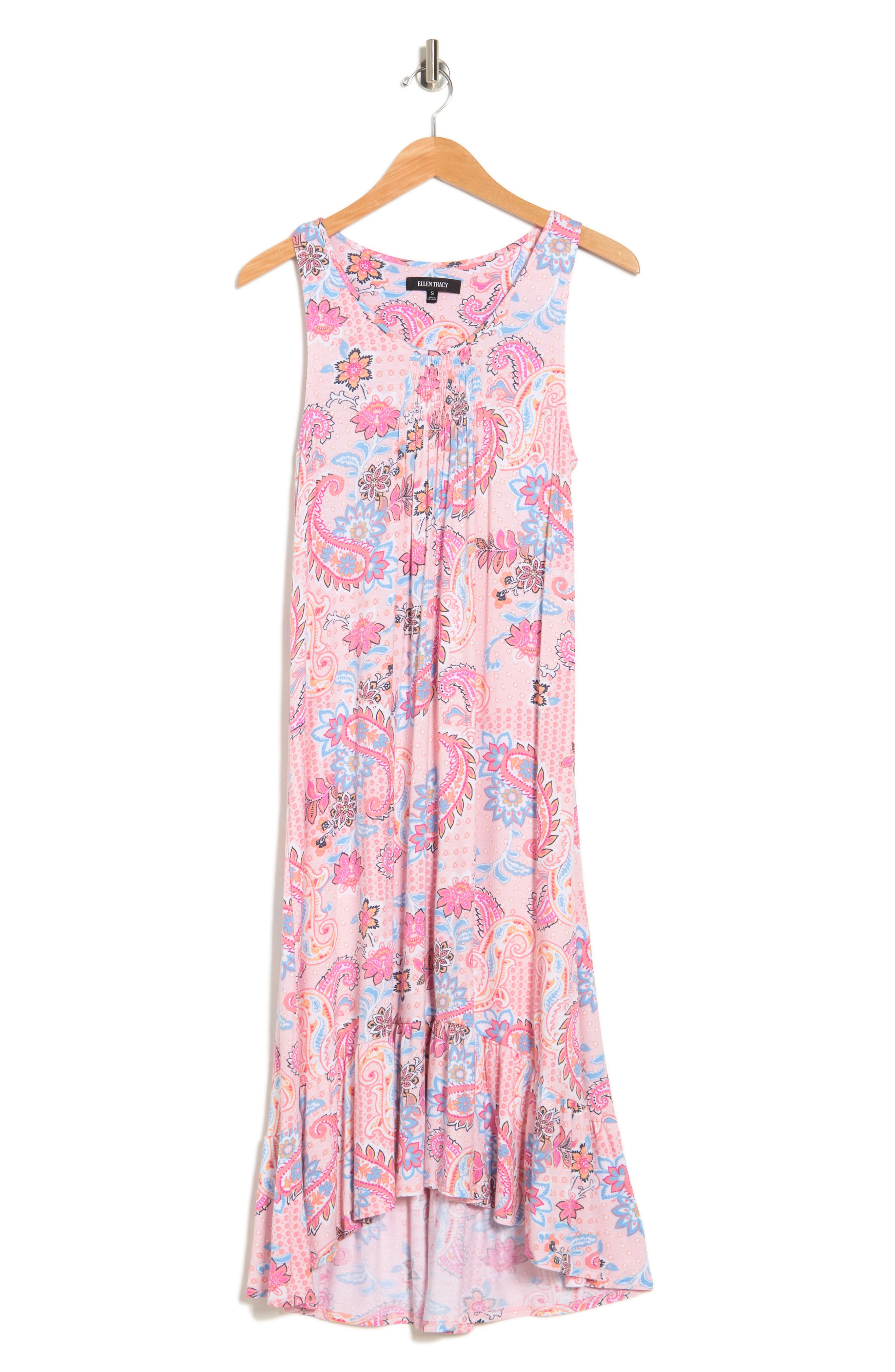Ellen Tracy Paisley Long Sleeveless Nightgown (Women) | Nordstromrack