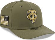 New Era Men's New Era  Olive Minnesota Twins 2026 Armed Forces Day 9SEVENTY Adjustable Hat
