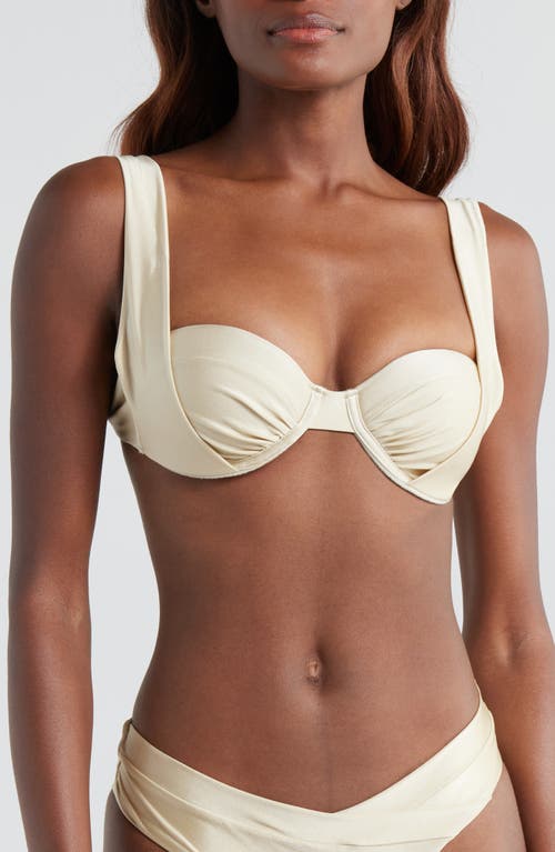 BOAMAR Sheyla Underwire Bikini Top in Champagne 