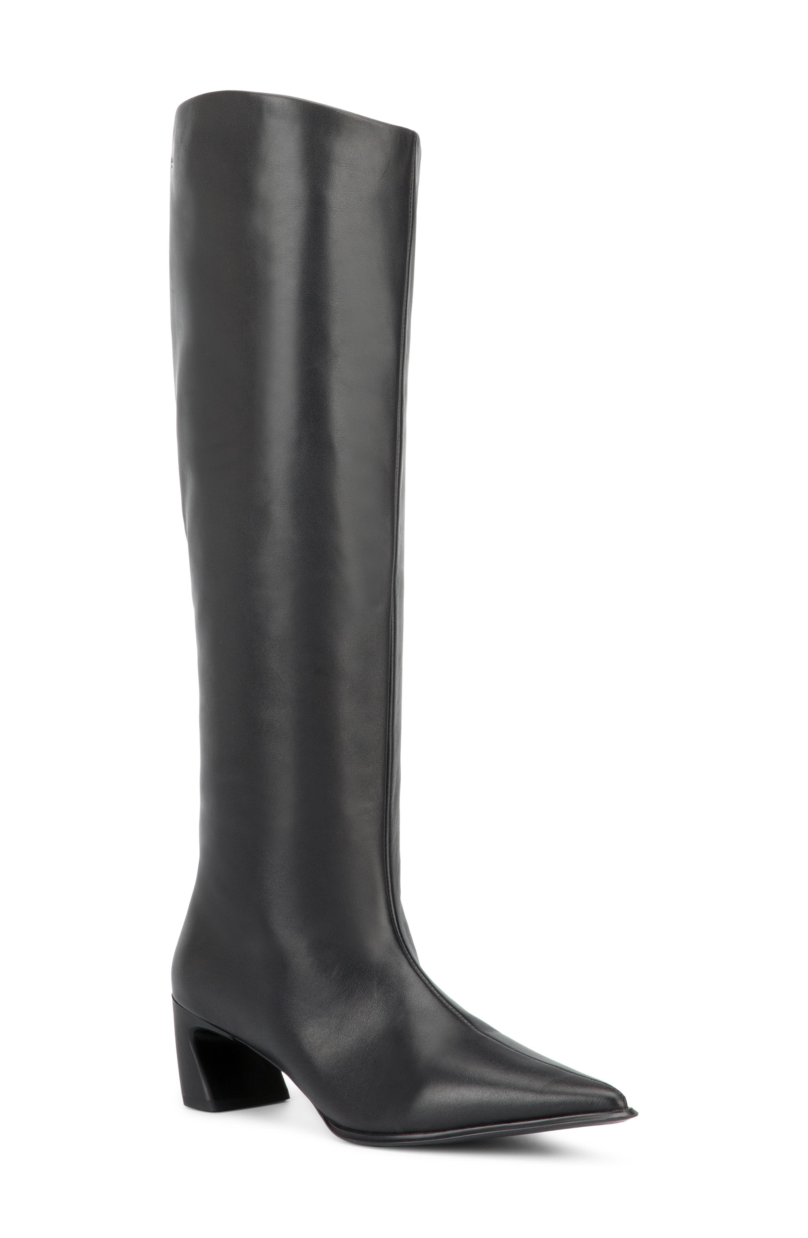 Ilona Knee High Boot, Main, color, BLACK