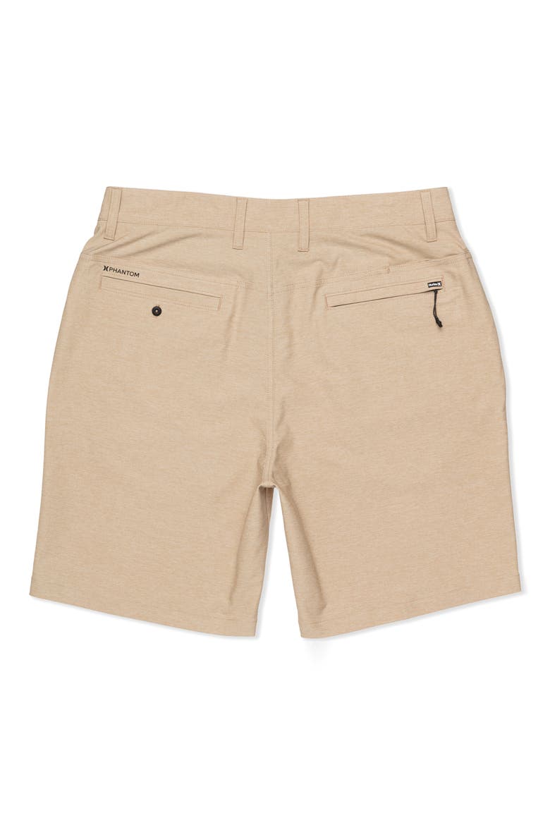 Phantom Heather Walk Shorts, Alternate, color, KHAKI