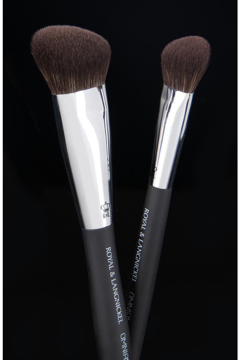 Complexion Brush Duo Bundle, Alternate, color, Black