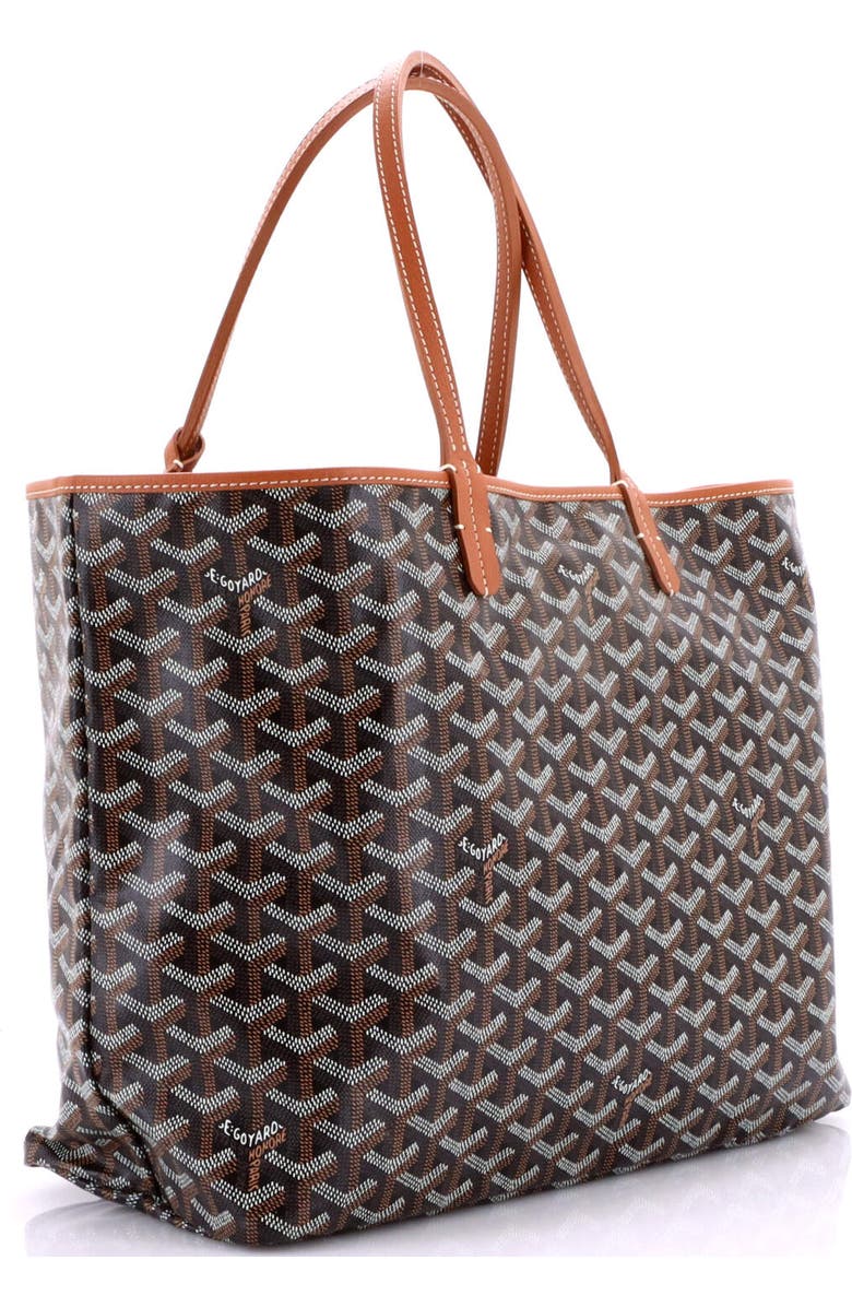 Pre-Owned Goyard Saint Louis Tote Coated Canvas PM, Alternate, color, Brown