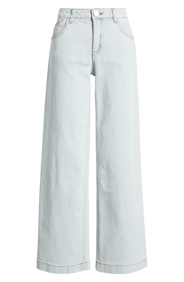 Wit & Wisdom Sam High Waist Wide Leg Jeans, Alternate, color, Powder Blue