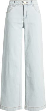 Wit & Wisdom Sam 'Ab'Solution High Waist Wide Leg Jeans