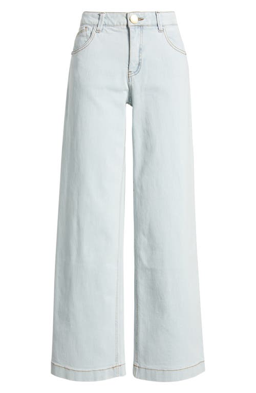 Wit & Wisdom Sam 'ab'solution High Waist Wide Leg Jeans In Blue
