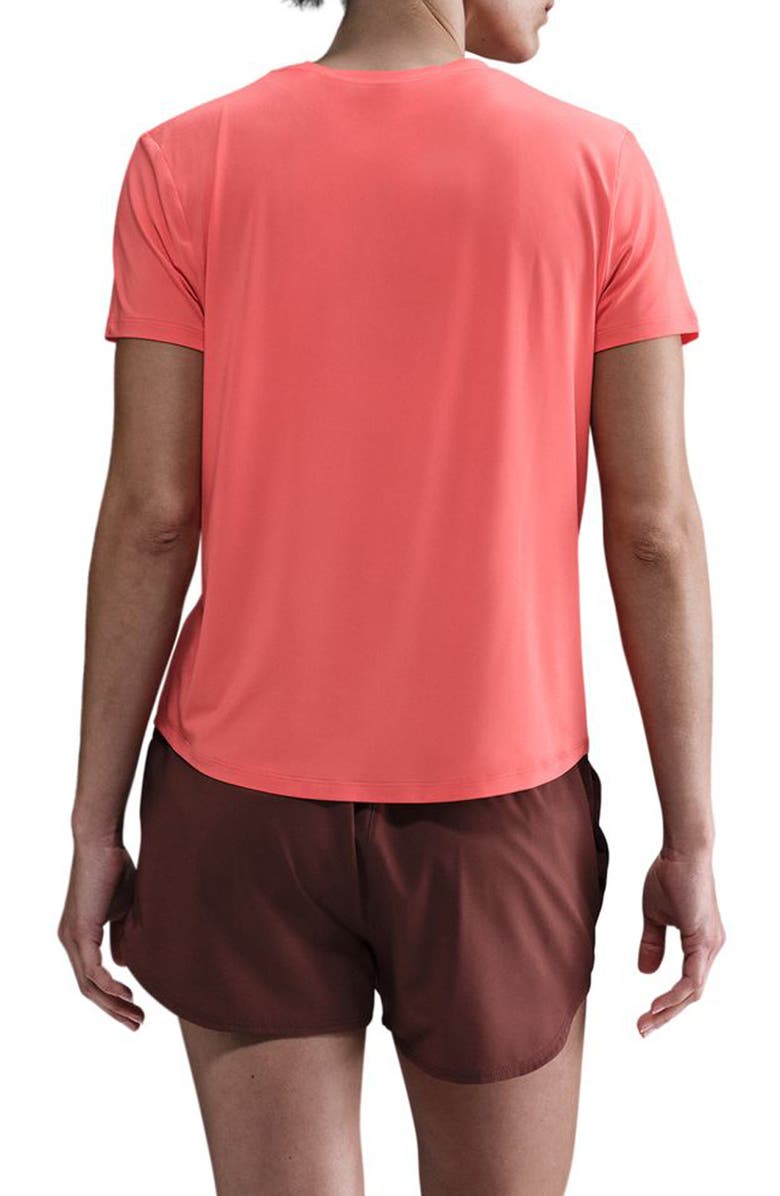 Nike One Classic Dri-FIT Training Top, Alternate, color, Coral/ Black