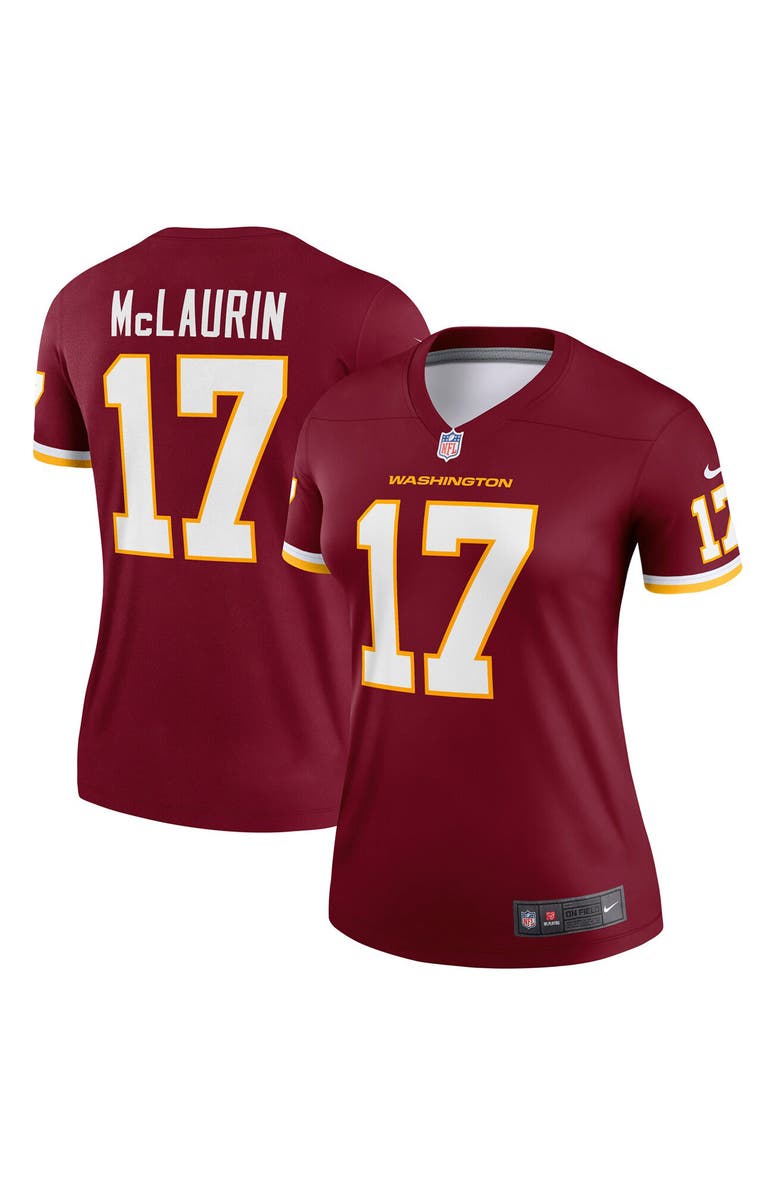 Nike Women's Nike Terry McLaurin Burgundy Washington Football Team Legend Jersey, Alternate, color, 