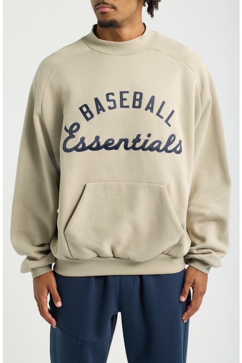MLB Sport Crewneck Sweatshirt, Main, color, SEAL