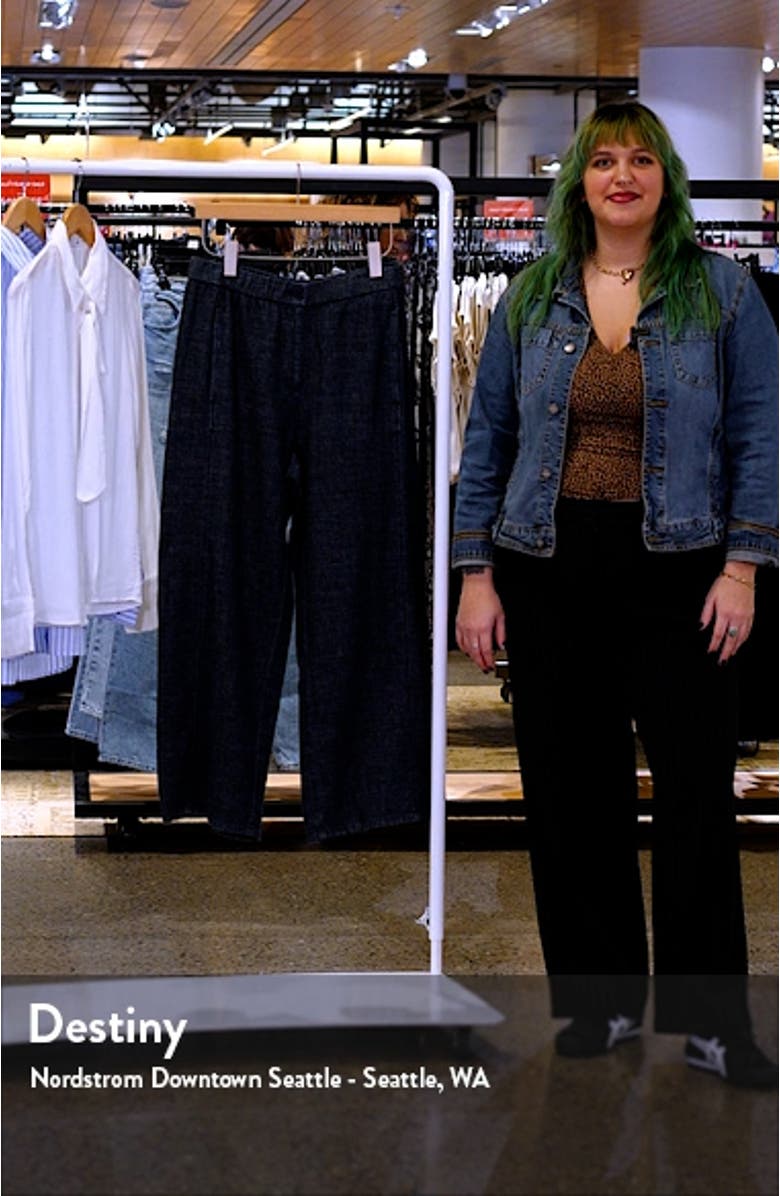 Hemp & Organic Cotton Ankle Wide Leg Pants, sales video thumbnail