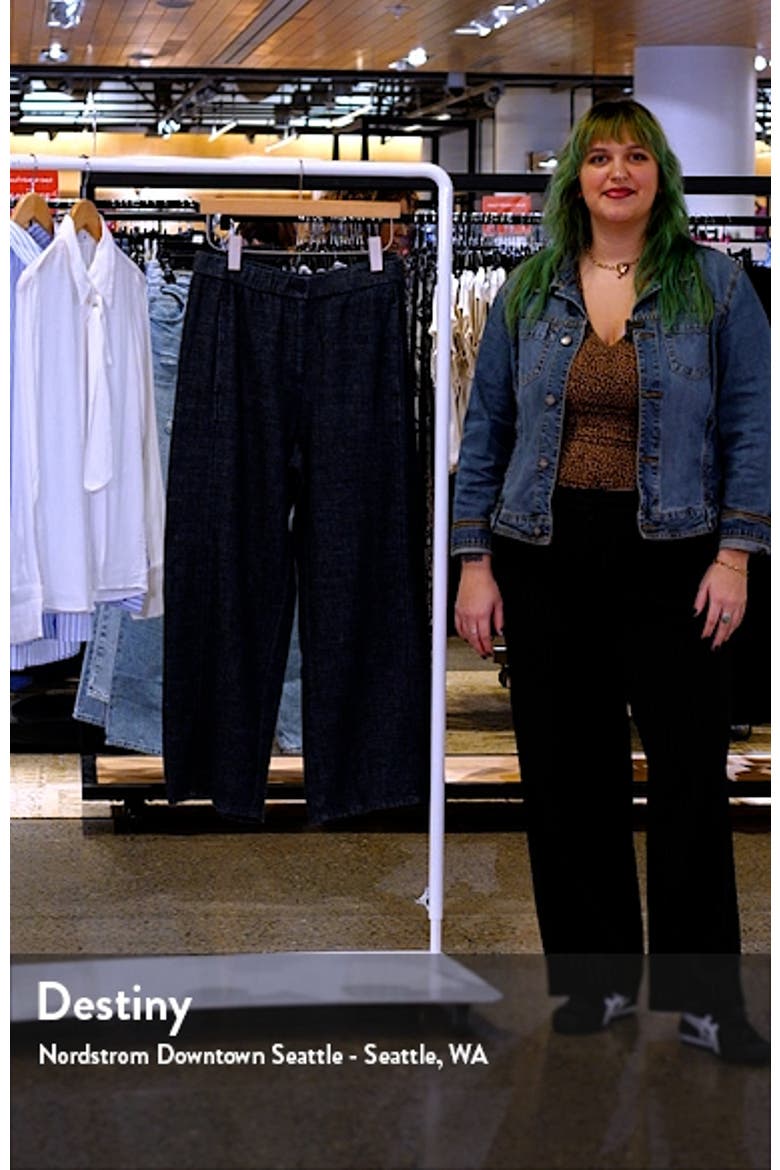 Hemp & Organic Cotton Ankle Wide Leg Pants video