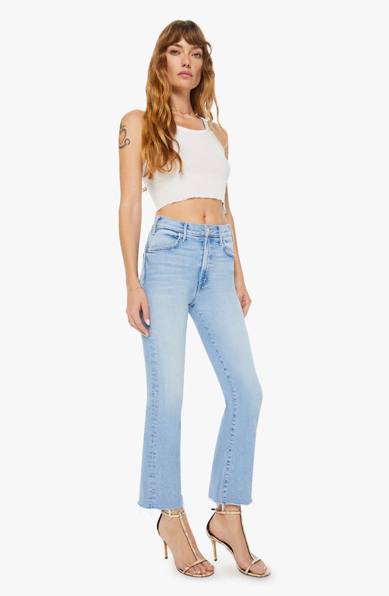 MOTHER The Hustler Frayed Ankle Jeans, Alternate, color, Limited Editon