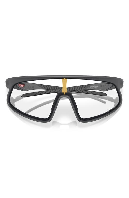 Oakley Rslv 149mm Prizm™ Polarized Shield Sunglasses In Grey Jeans