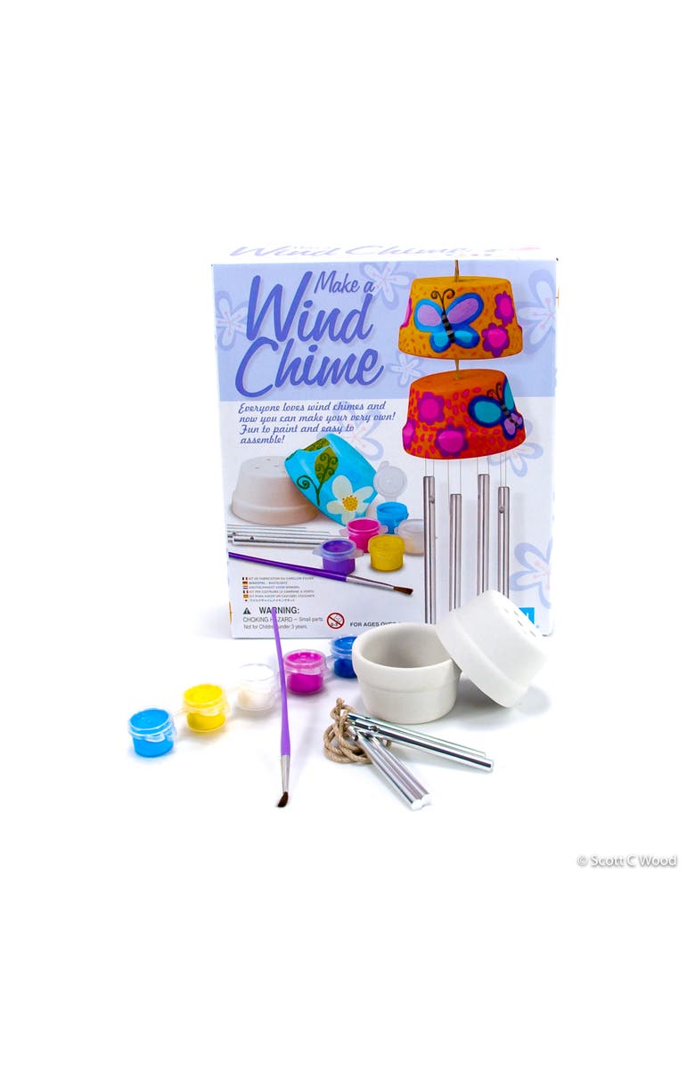 4M Make A Wind Chime Craft Kit Ages 8 And Up, Alternate, color, Multicolored