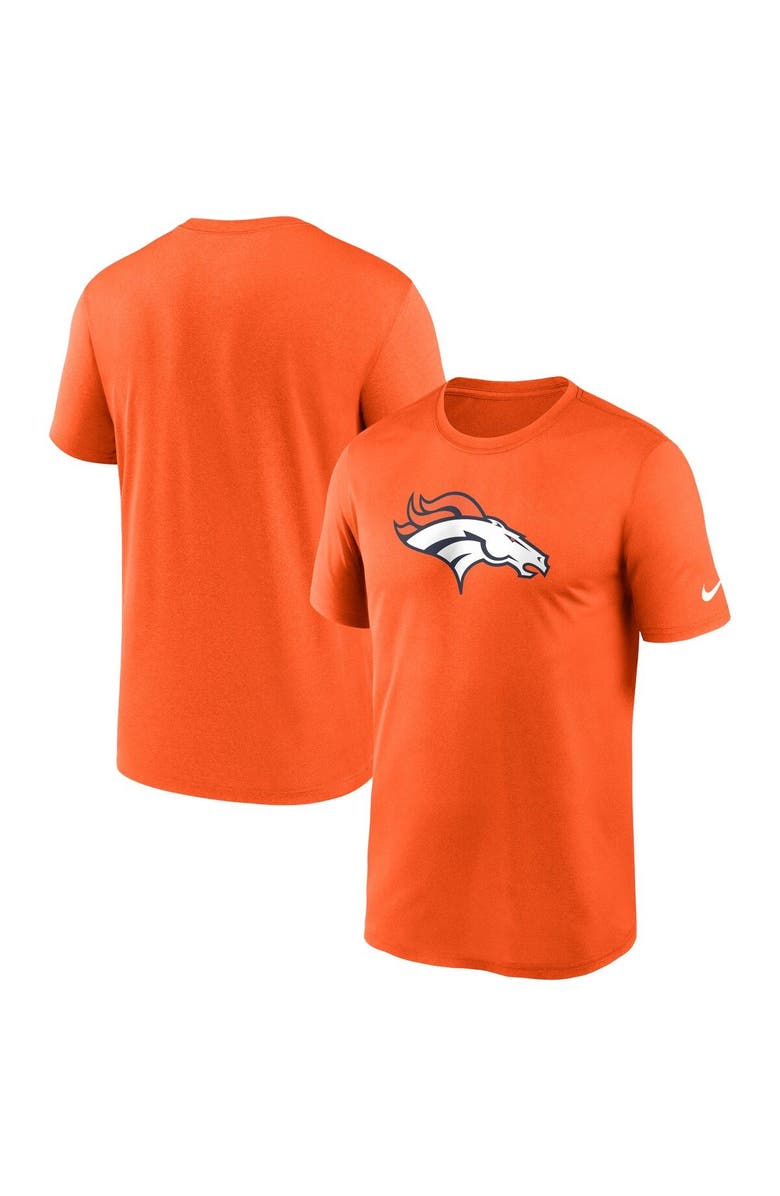 Nike Men's Nike Orange Denver Broncos Legend Logo Performance T-Shirt, Main, color, Orange