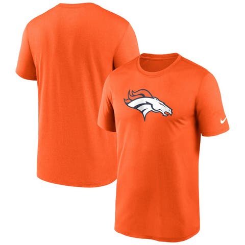 Men's Nike  Orange Denver Broncos Legend Logo Performance T-Shirt