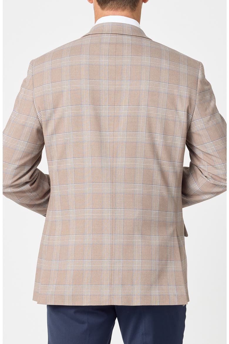 Plaid Sport Coat, Alternate, color, BROWN