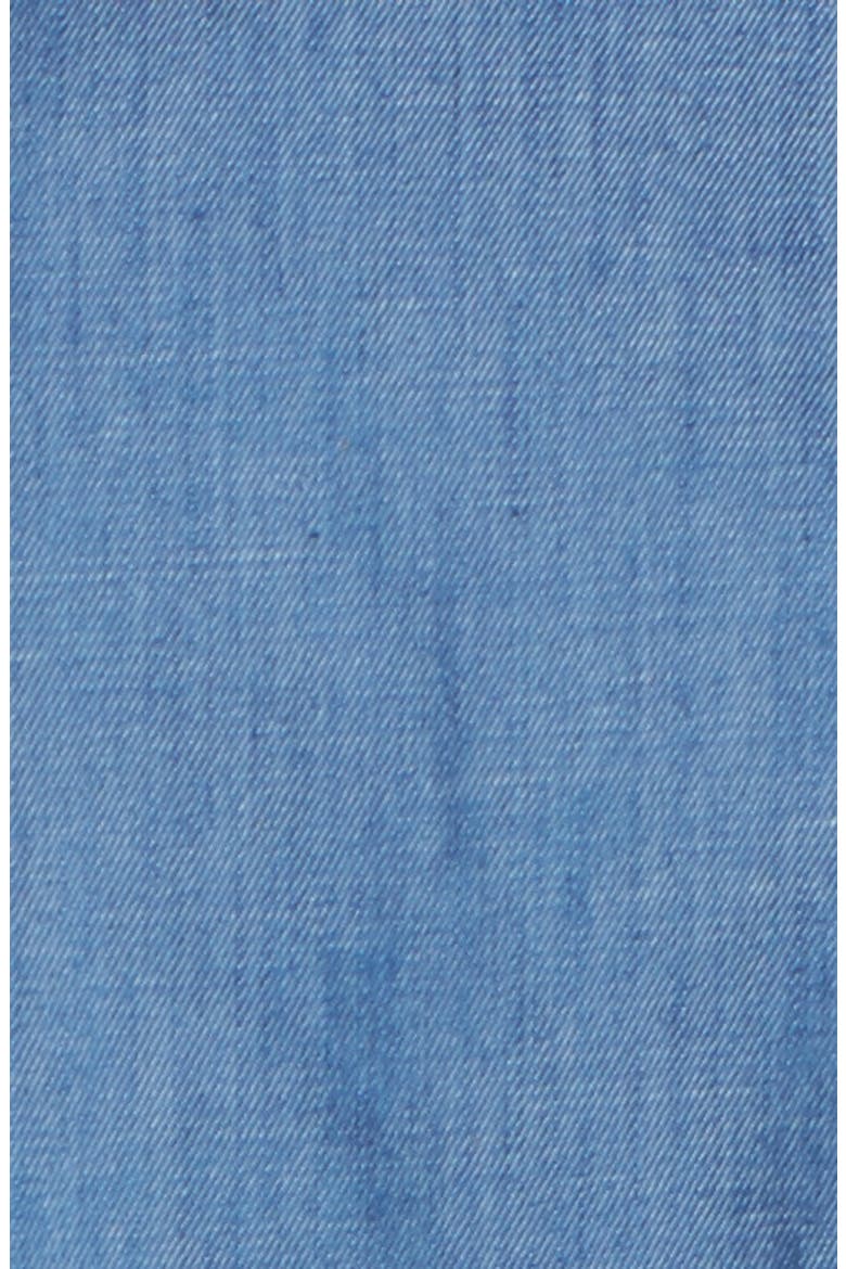 Ruffle Denim Wrap Dress, Alternate, color, DENIM