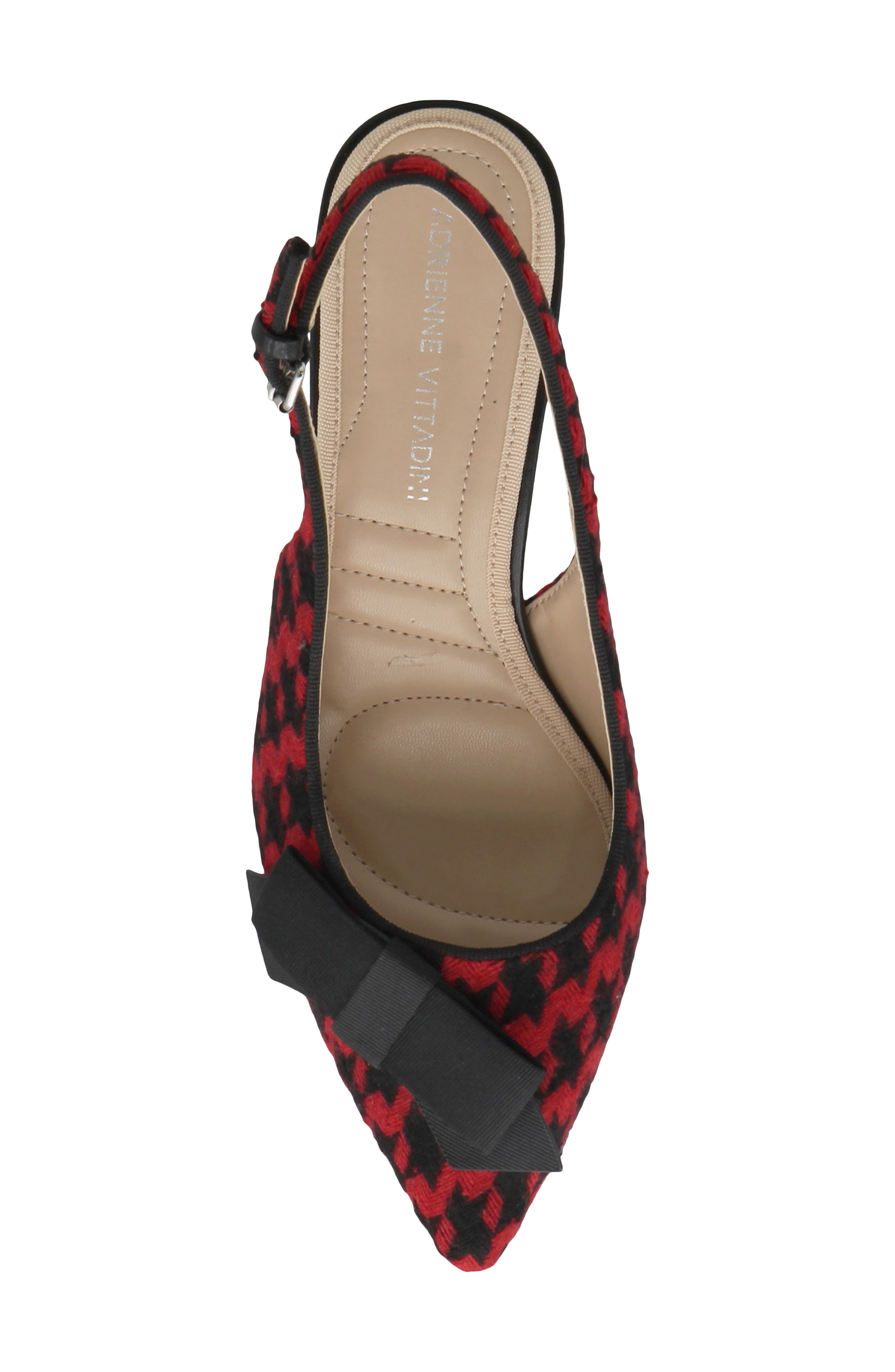 Adrienne Vittadini Sachem Slingback Pump, Alternate, color, Red Black