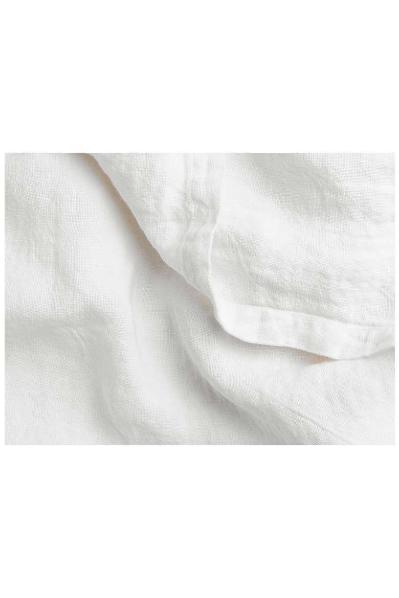 Linen Bed Blanket, Alternate, color, ANTIQUE WHITE
