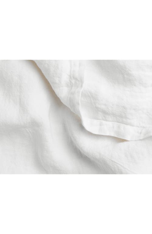 Parachute Vintaged Linen Bed Cover In Antique White
