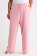 Bernardo Tie Waist Sweatpants With Piping