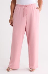 Bernardo Tie Waist Sweatpants With Piping